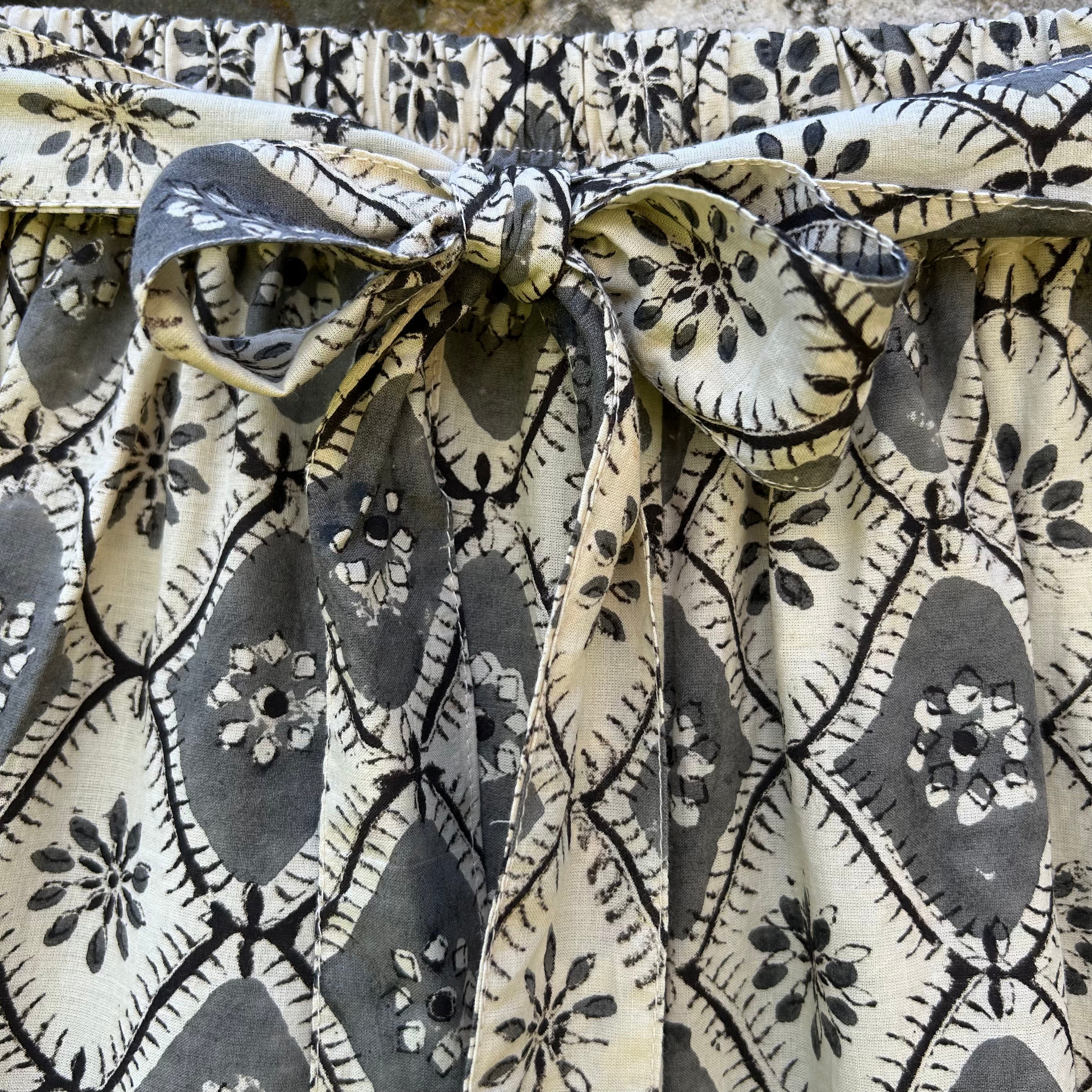 Sanganer Trousers – Stone Lattice