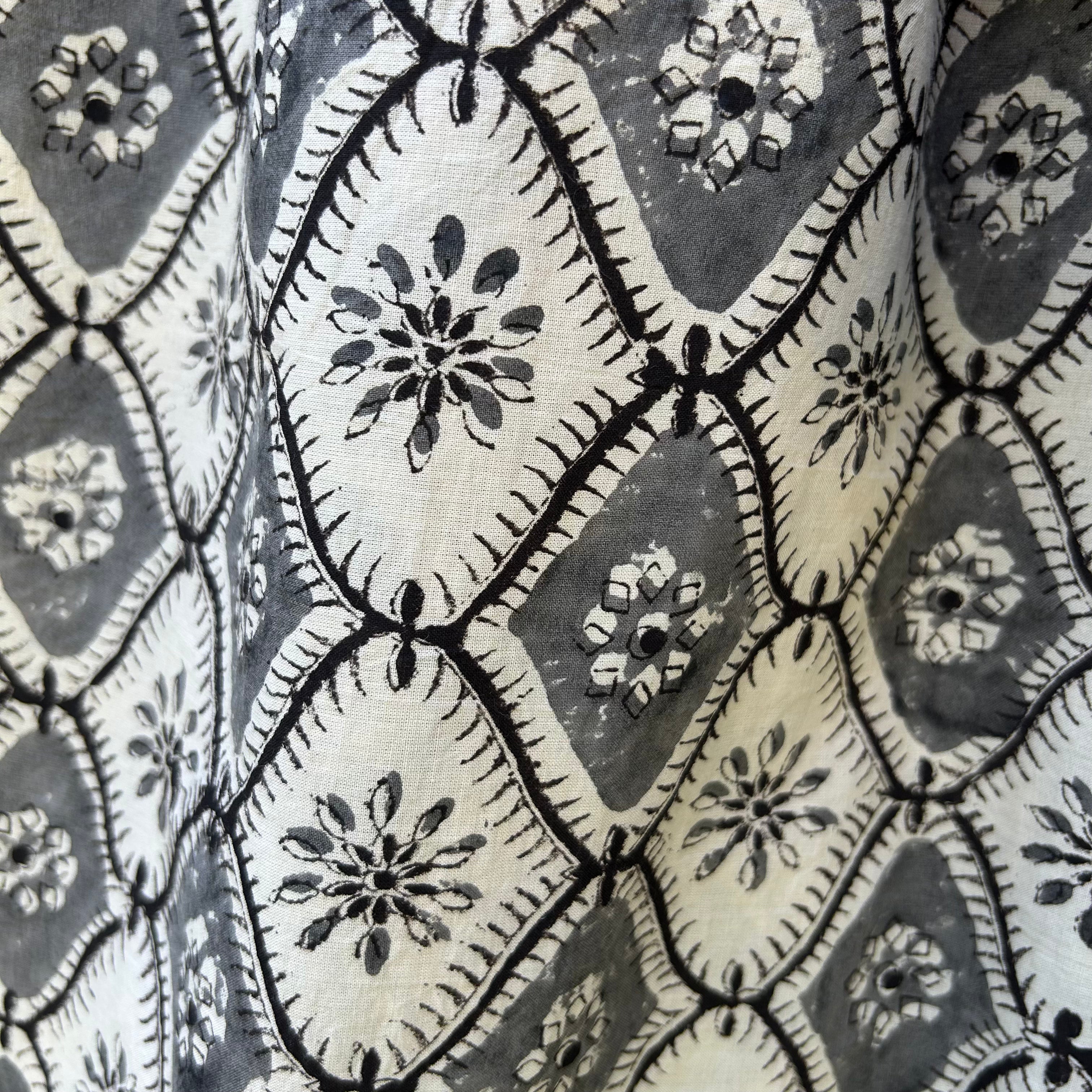 Sanganer Trousers – Stone Lattice