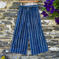 Sanganer Trousers – Indigo Stripe