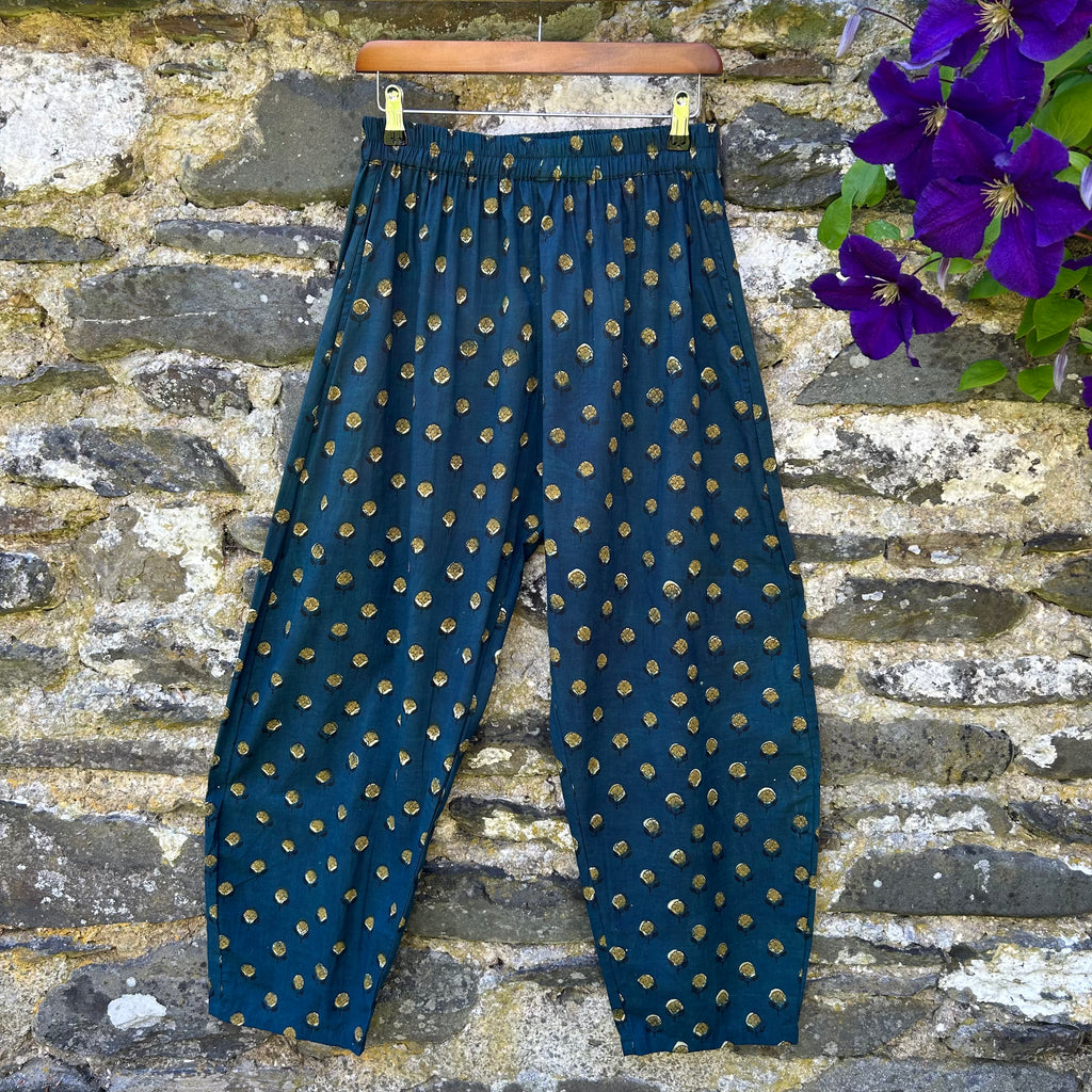 Studio Trousers – Midnight Bloom