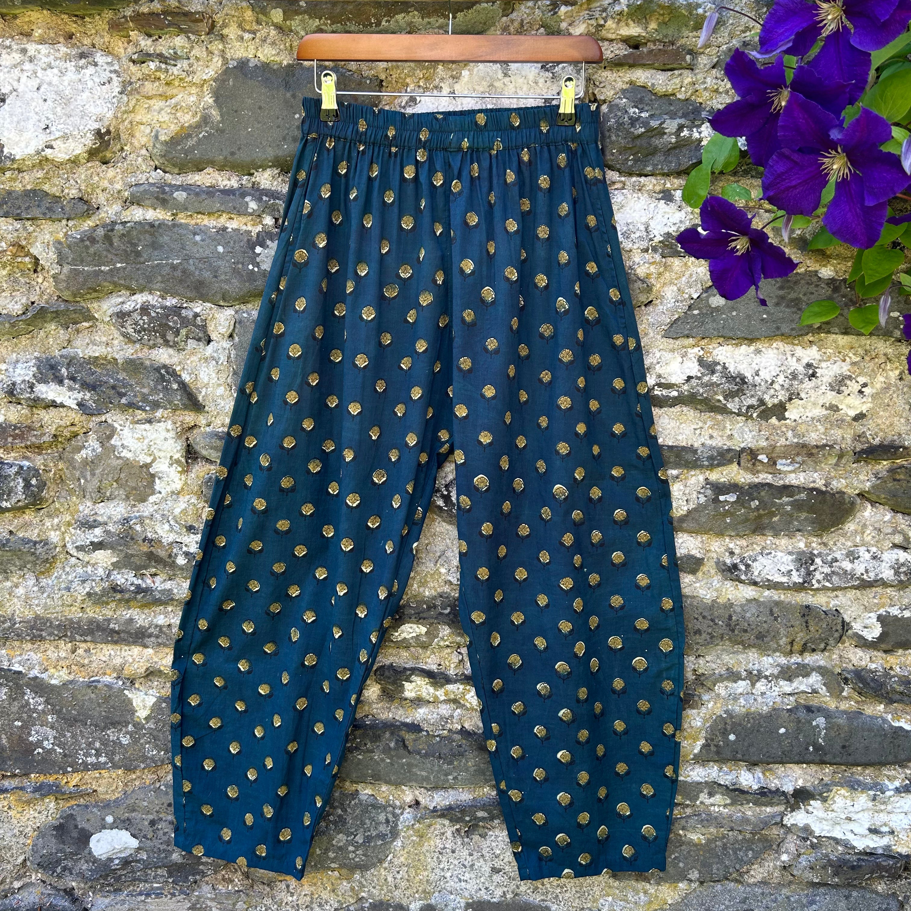 Studio Trousers – Midnight Bloom