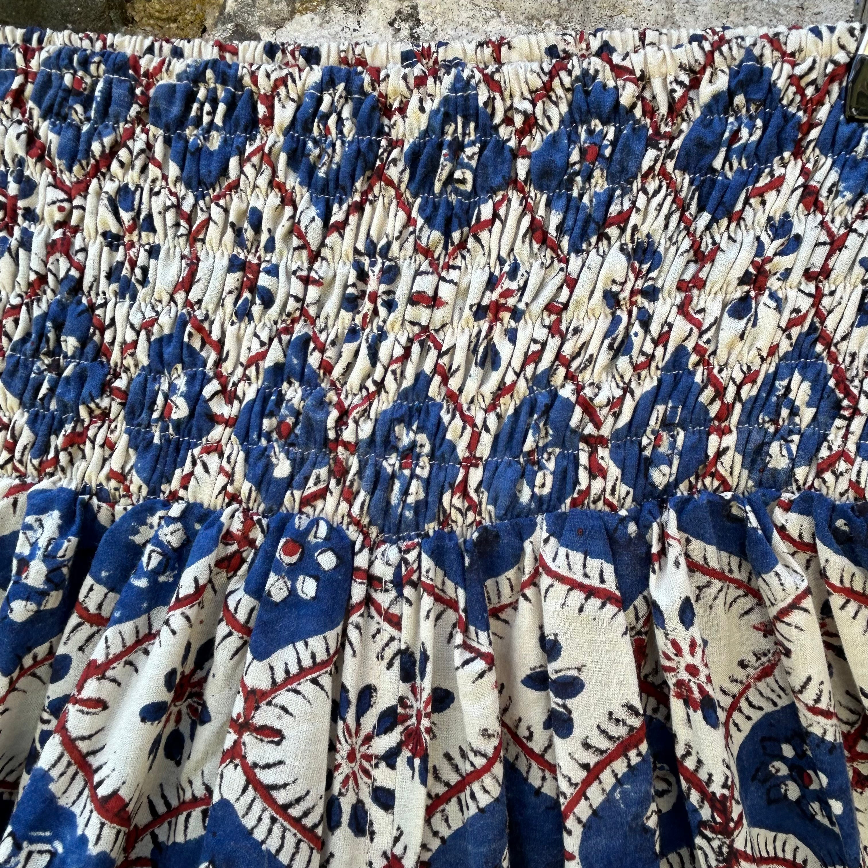Nomad Harem Trousers – Indigo Mosaic